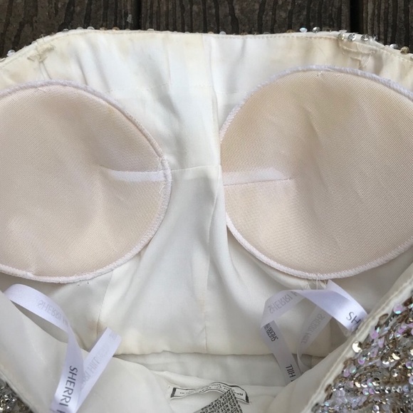 Sherri Hill Sequin Mini Dress Evening Prom Formal - Picture 6 of 8